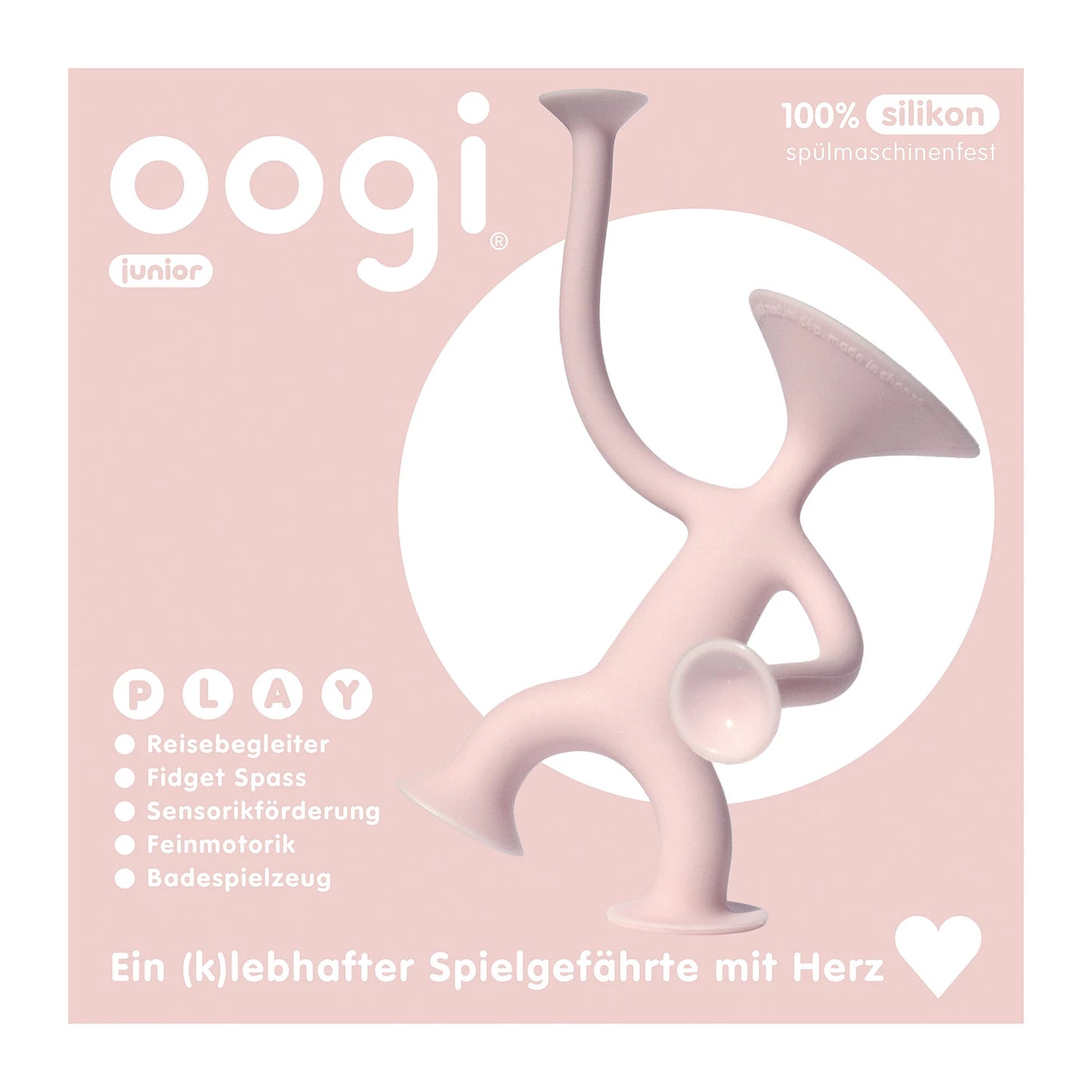 OOGI JR. PERSONAGGIO GIOCATTOLO ELASTICO, ROSA