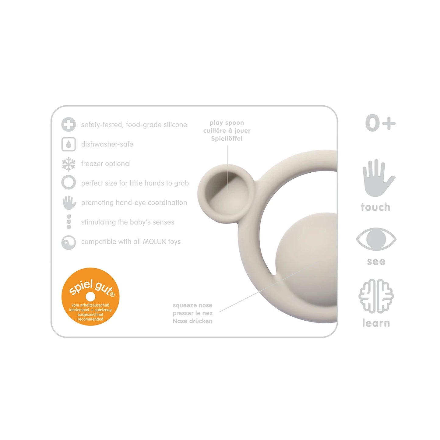 ANELLO DA MORSO/PRESA NOGI, BEIGE