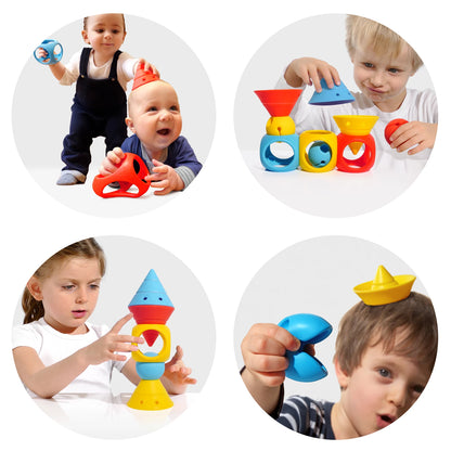 JEU DE CONSTRUCTION/APPRENTISSAGE BUILDING GENIUS, COLORÉ