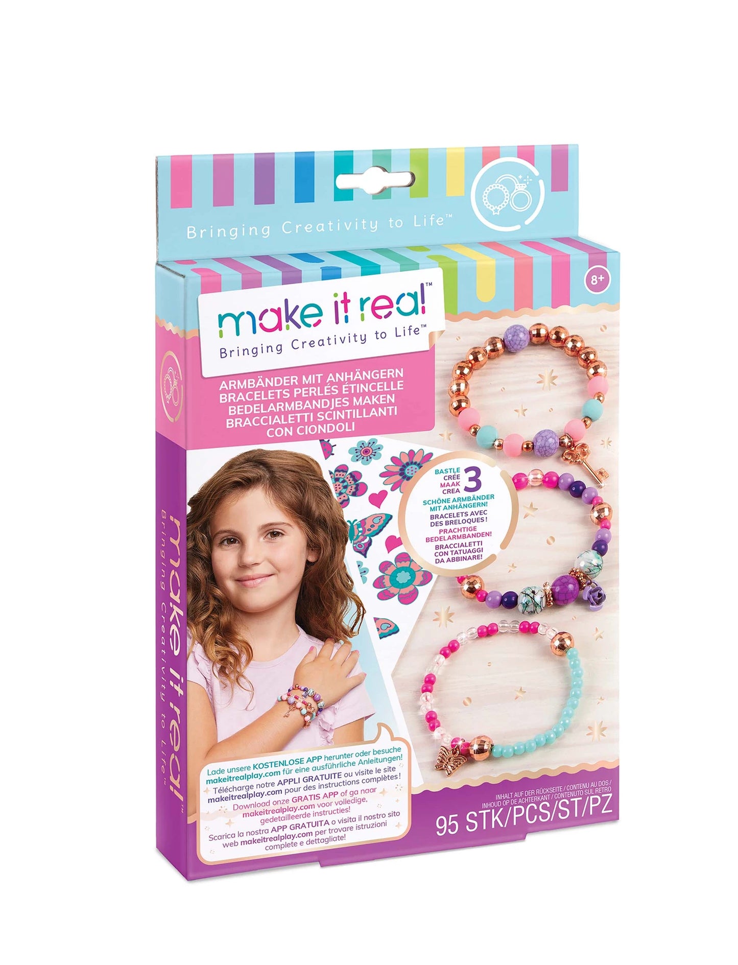 ATTENZIONE GLITTER! BRACCIALETTI ROMANTICI