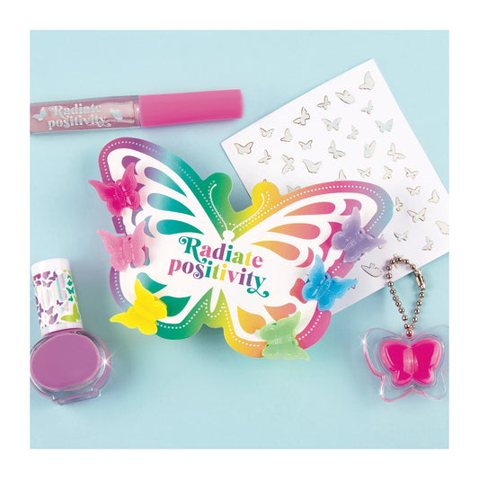 SET DI BELLEZZA A FORMA DI FARFALLA