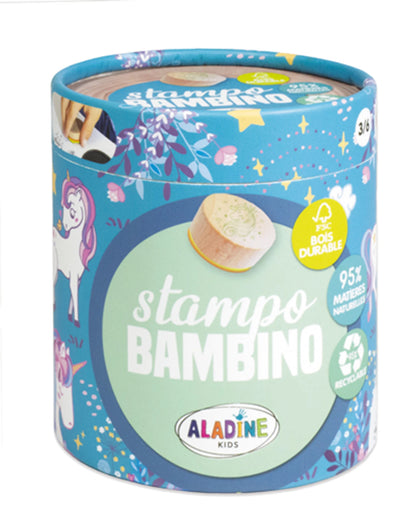 TIMBRO PER BAMBINI BAMBINO UNICORNI ECO