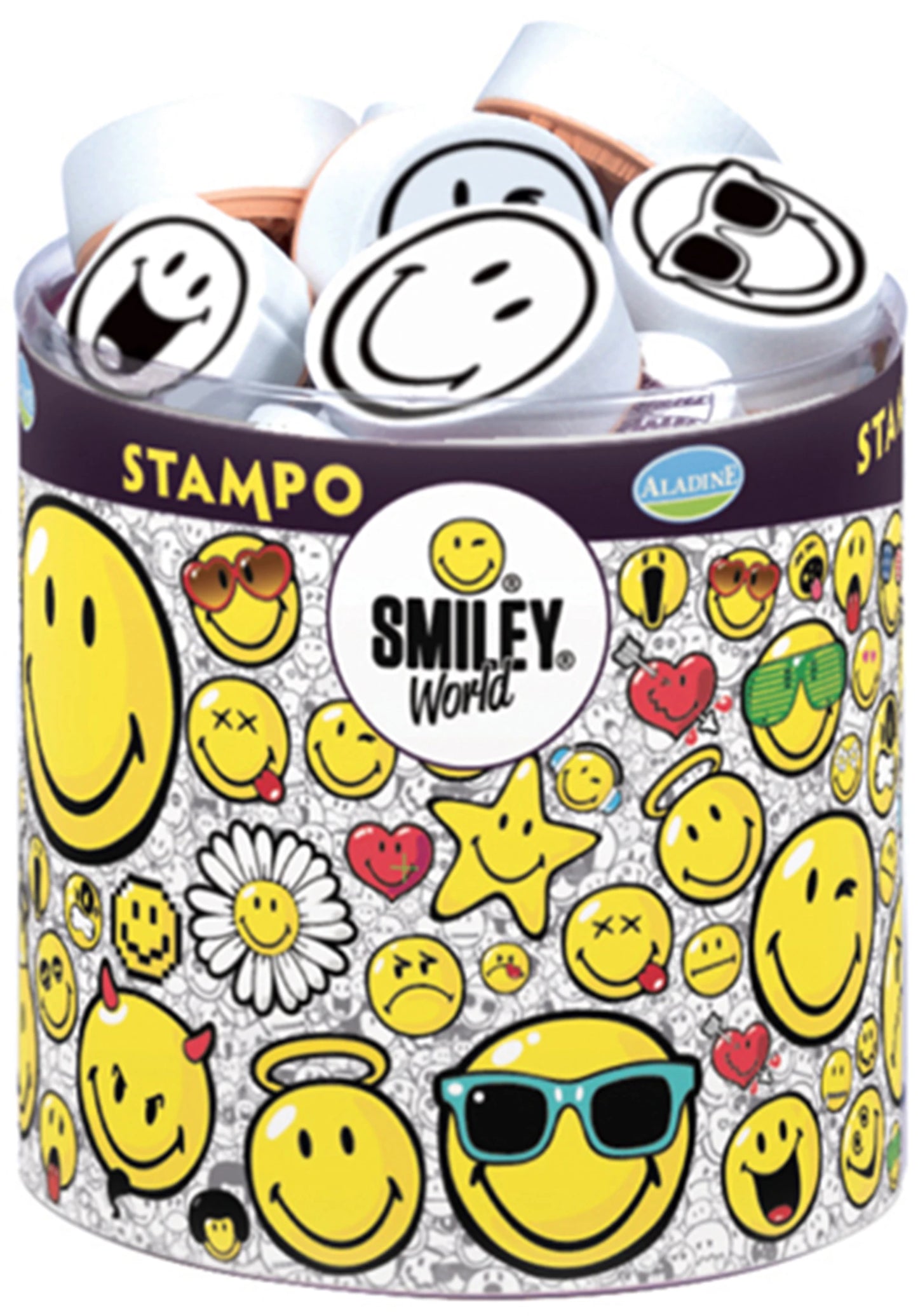 TIMBRO DIVERTENTE PER BAMBINI CON FACCINA SORRIDENTE