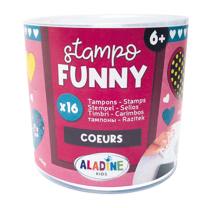 TIMBRI PER BAMBINI CON CUORI DIVERTENTI