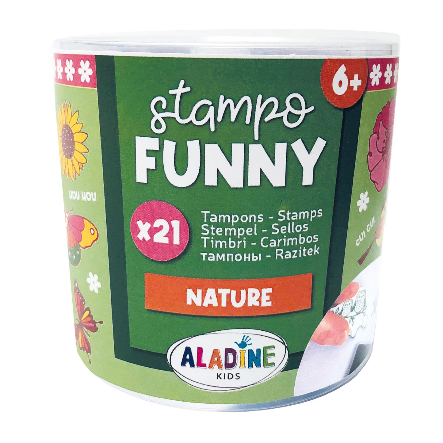 TIMBRO PER BAMBINI NATURA DIVERTENTE