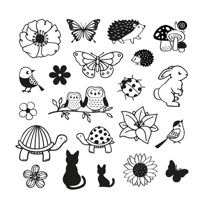 TIMBRO PER BAMBINI NATURA DIVERTENTE