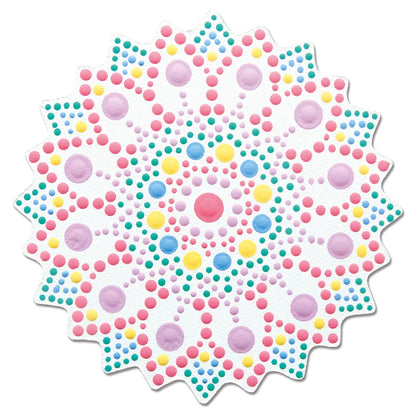 SET DI PITTURA A POIS PER RAGAZZE