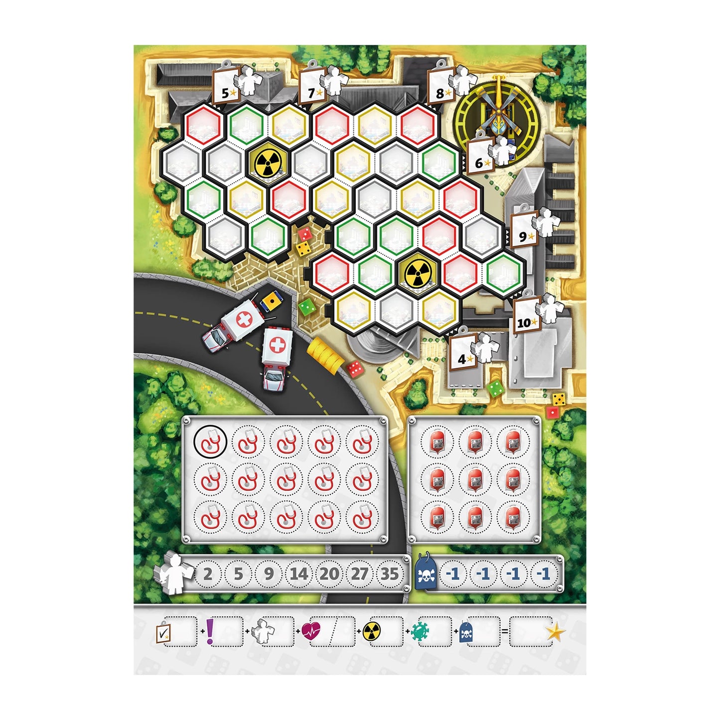 DICE HOSPITAL - TIRA E SCRIVI (F)