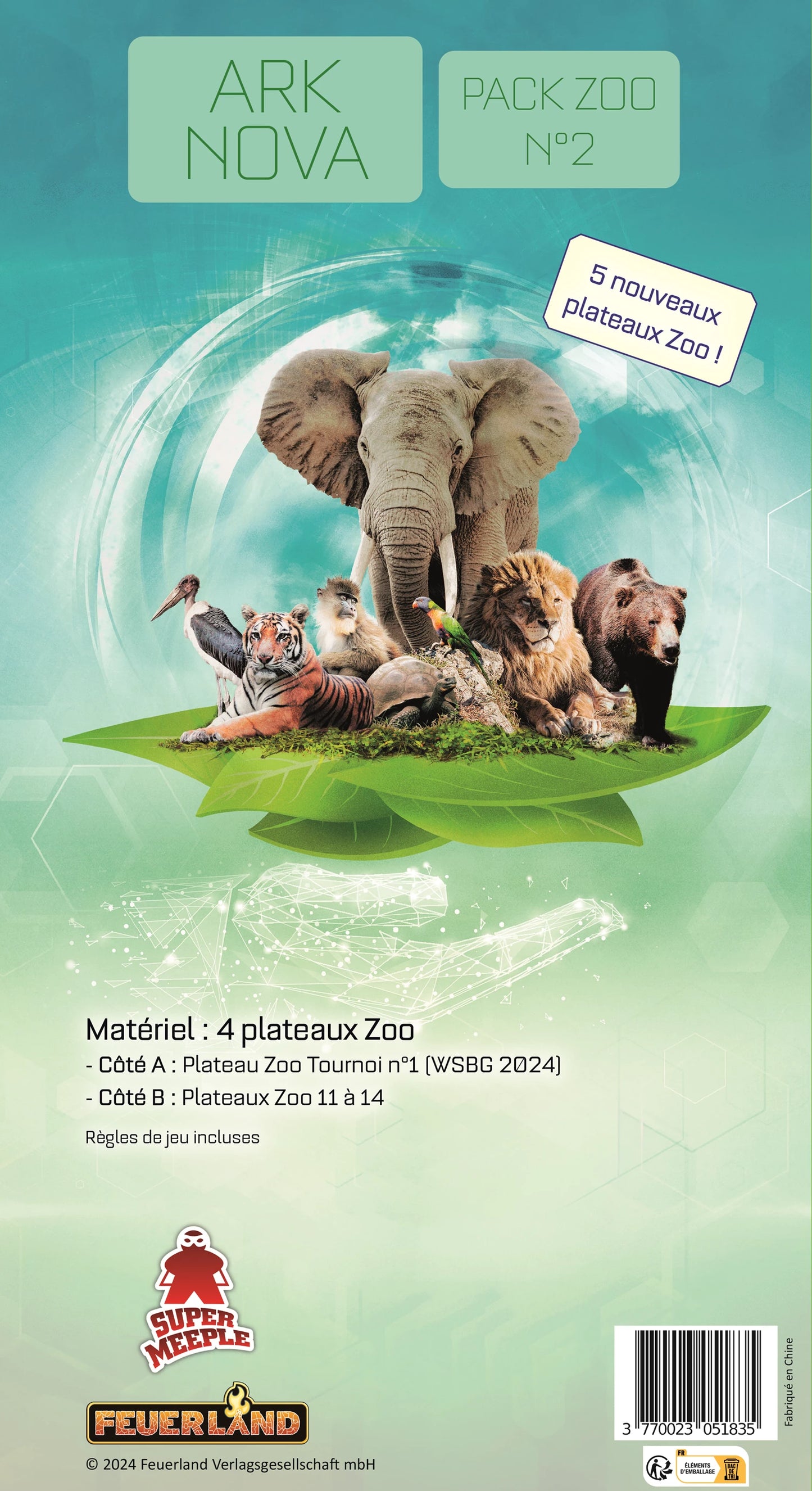 ARK NOVA - PACCHETTO MAPPE ZOO 2 (F)