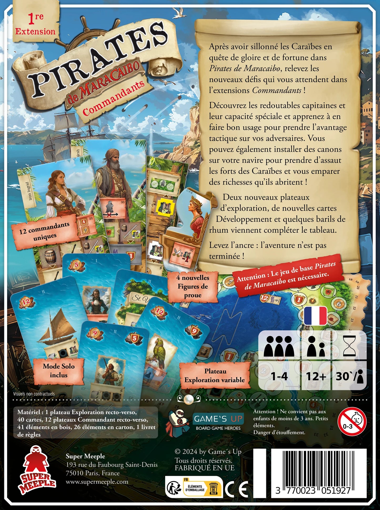 PIRATI DI MARACAIBO - COMANDANTI (F)