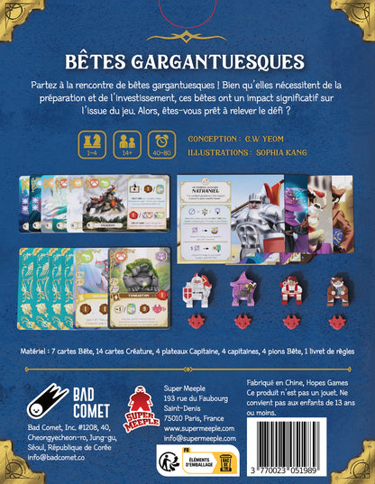 CREATURE MERAVIGLIOSE - BÊTES GARGANTUESQUES (F)