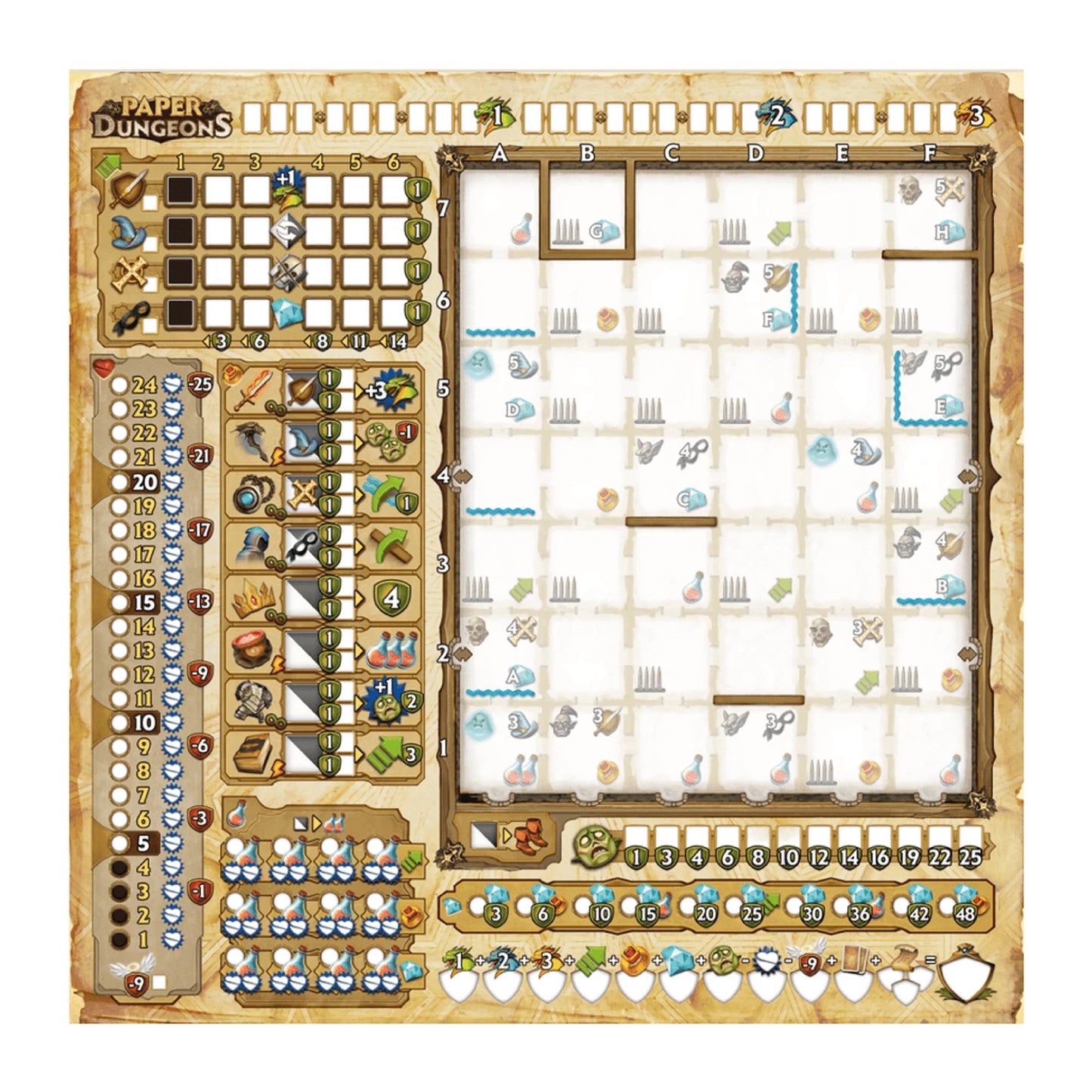 DUNGEON DI CARTA (F)