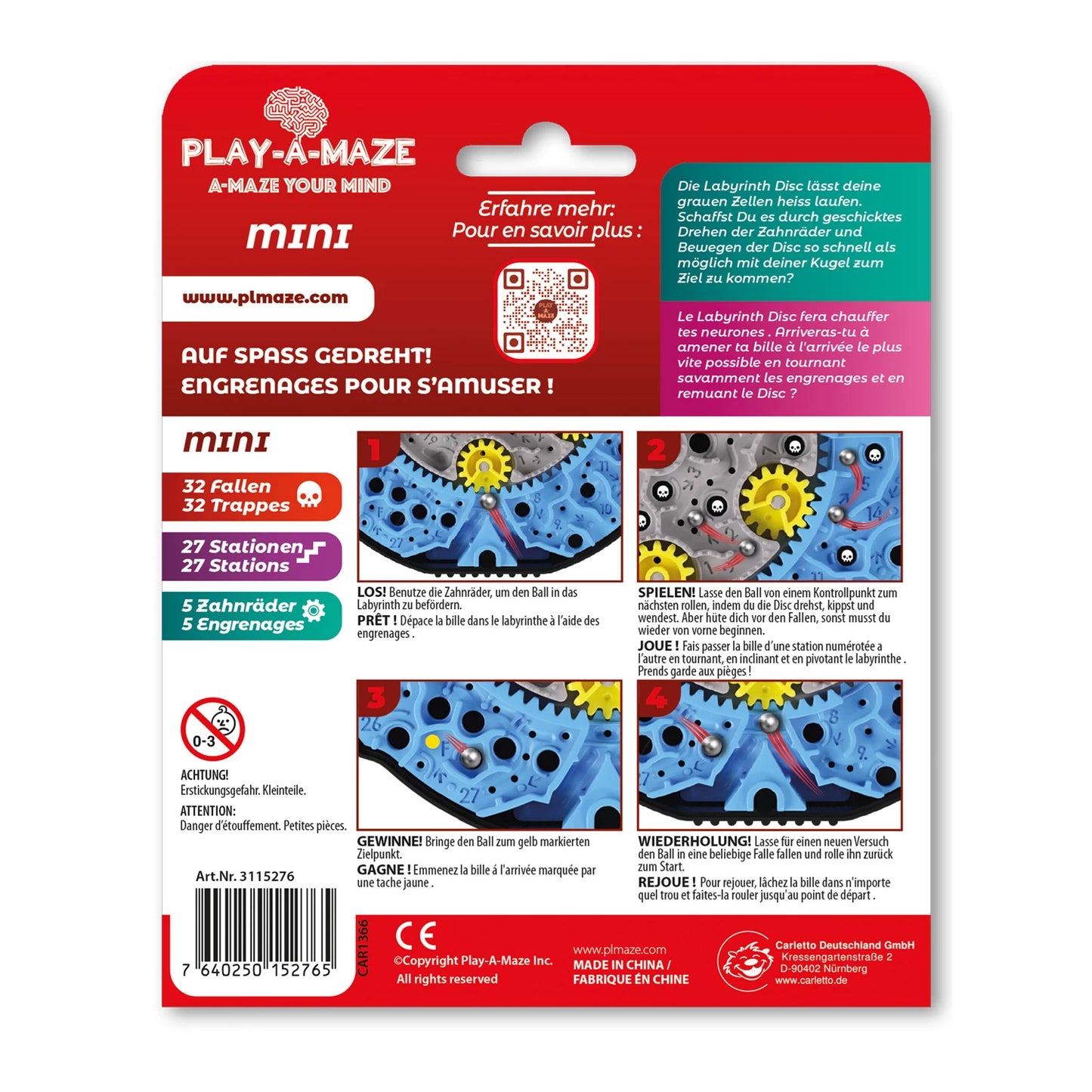 REISESPIEL LABYRINTH MINI (D,F)