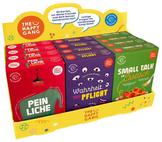 GESPRÄCHSVORSCHLÄGE ANZEIGEN 3X4 ASS. (D)