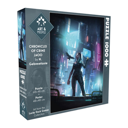 PUZZLE ART&MEEPLE : CHRONIQUES CRIMINELLES 2400 1000 PIÈCES