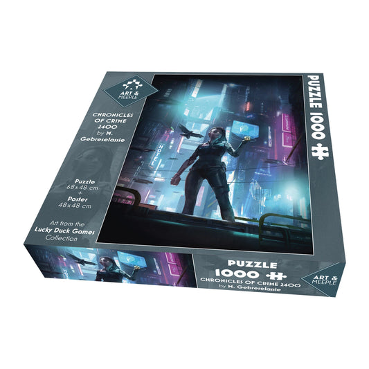 PUZZLE ART&MEEPLE: CRONACHE DEL CRIMINE 2400 1000 PEZZI