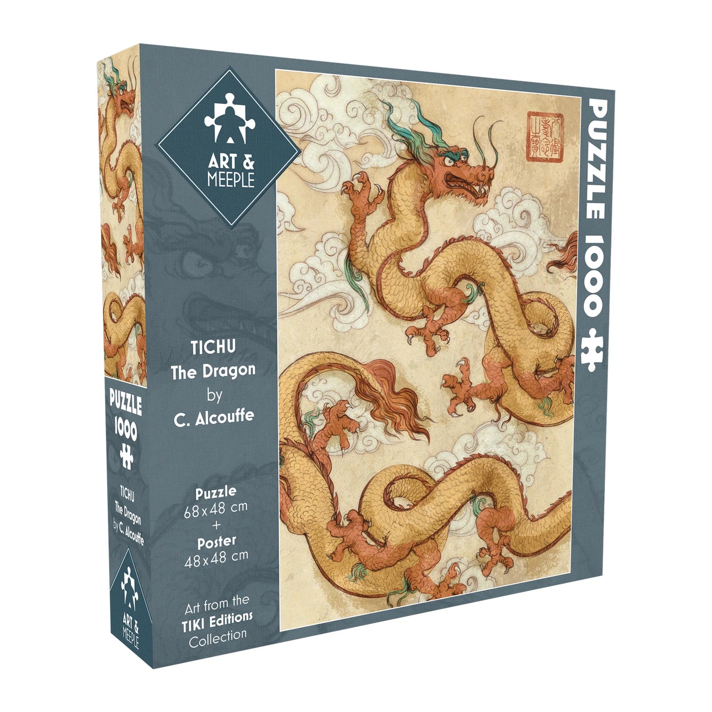 PUZZLE ART&MEEPLE: TICHU DRAGON 1000 PEZZI