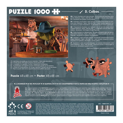 PUZZLE ART&MEEPLE: MAFIOZOO 1000 PEZZI
