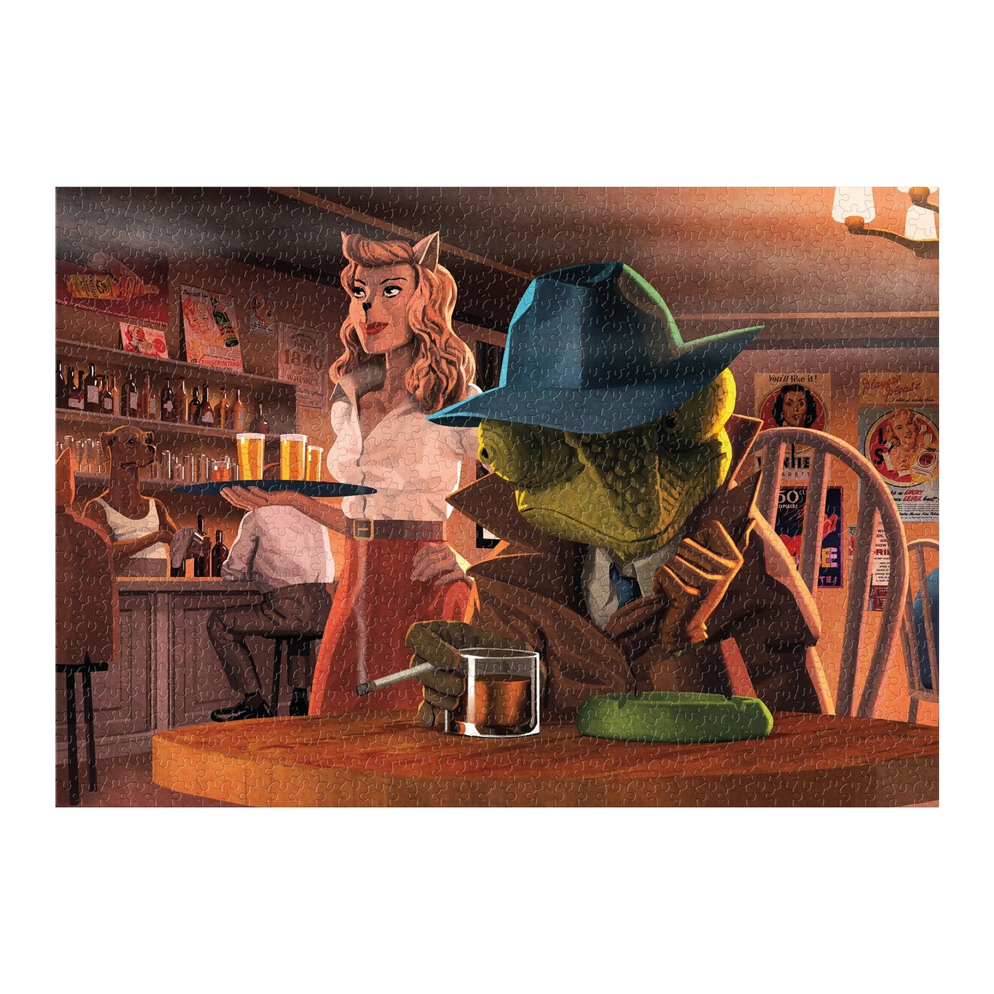 PUZZLE ART&MEEPLE: MAFIOZOO 1000 PEZZI