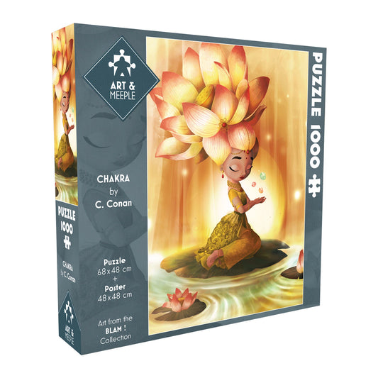 PUZZLE ART&MEEPLE: CHAKRA 1000 PEZZI