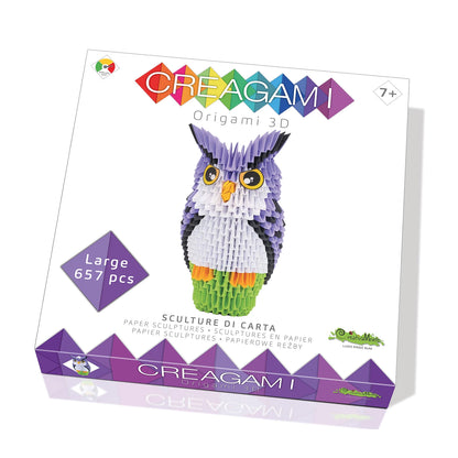 ORIGAMI 3D GUFO, 657 PEZZI