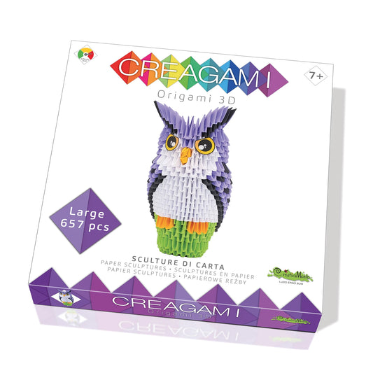 ORIGAMI 3D GUFO, 657 PEZZI