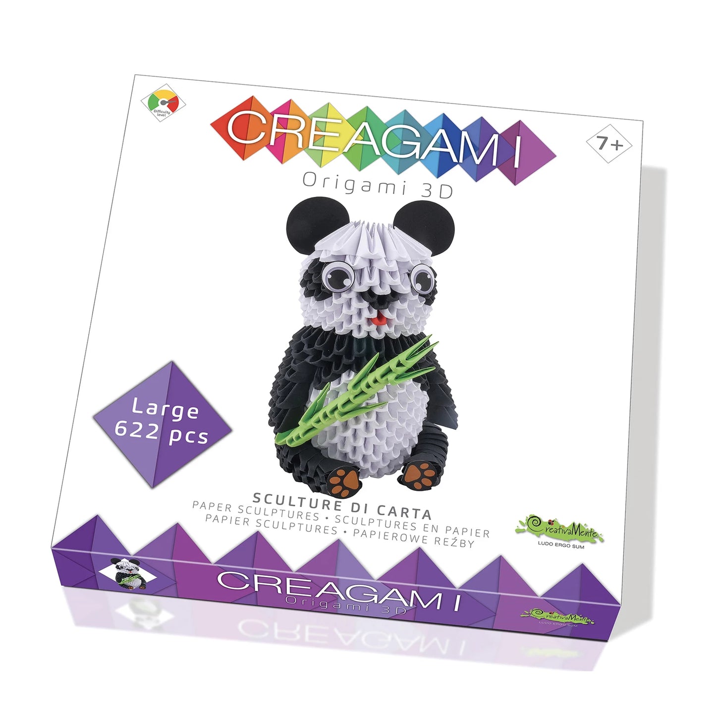 ORIGAMI 3D PANDA 622 PEZZI