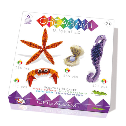 SET DI 4 ORIGAMI 3D - MARE, 552 PEZZI