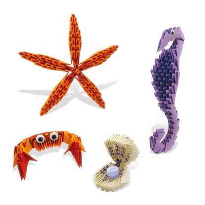 SET DI 4 ORIGAMI 3D - MARE, 552 PEZZI