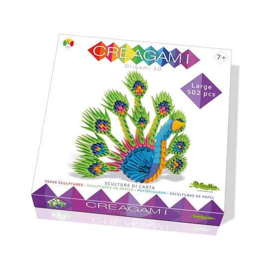 ORIGAMI 3D PAVONE 502 PEZZI