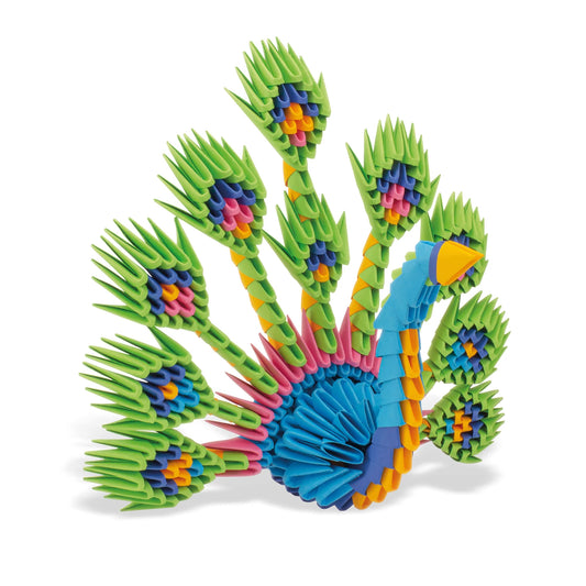 ORIGAMI 3D PAVONE 502 PEZZI