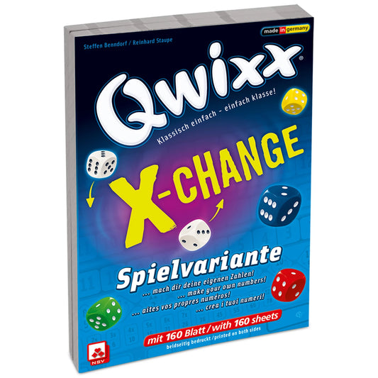 QWIXX ERGÄNZUNGSBLOCK - X-CHANGE (MEHRSPRACHIG)