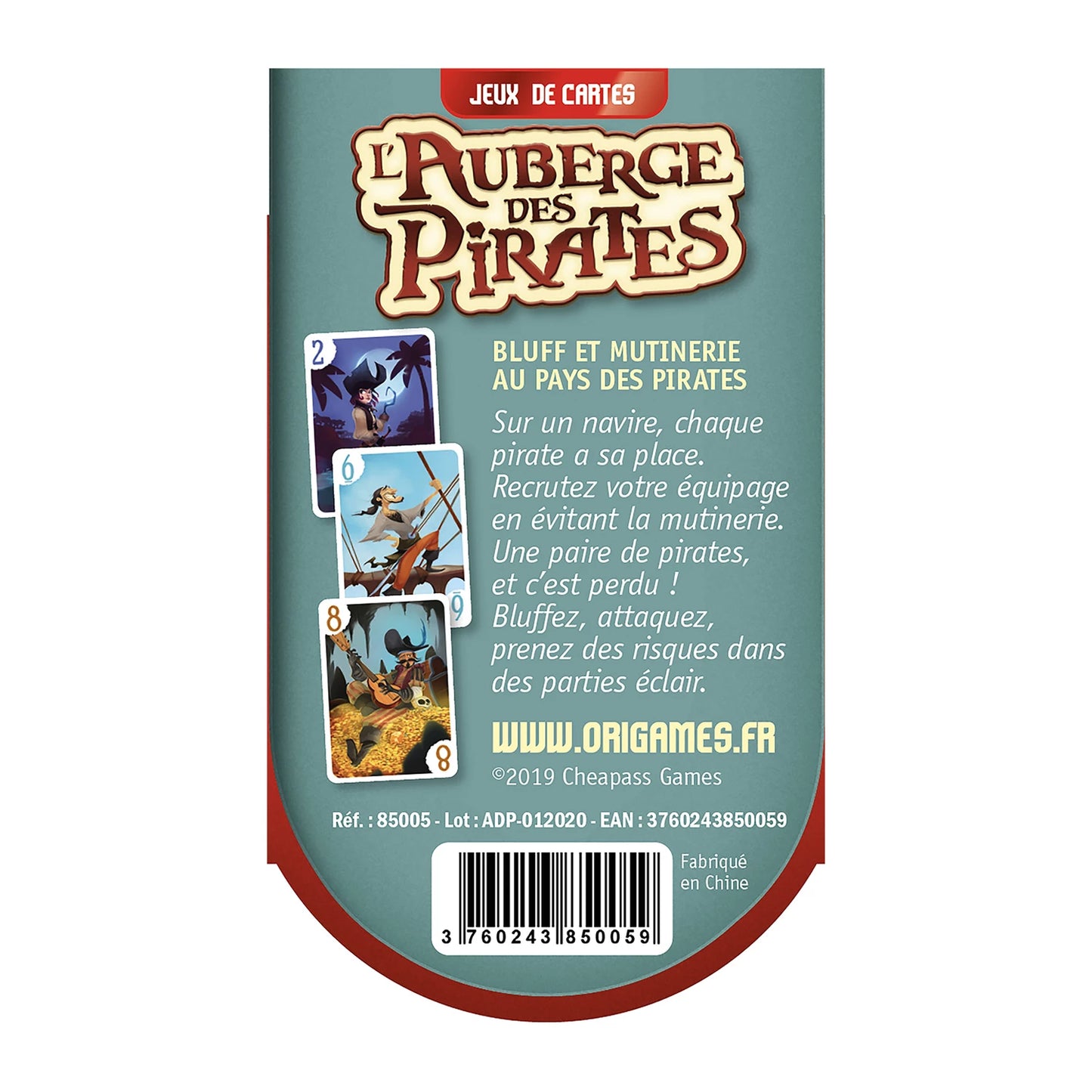 L'AUBERGE DES PIRATES (F)