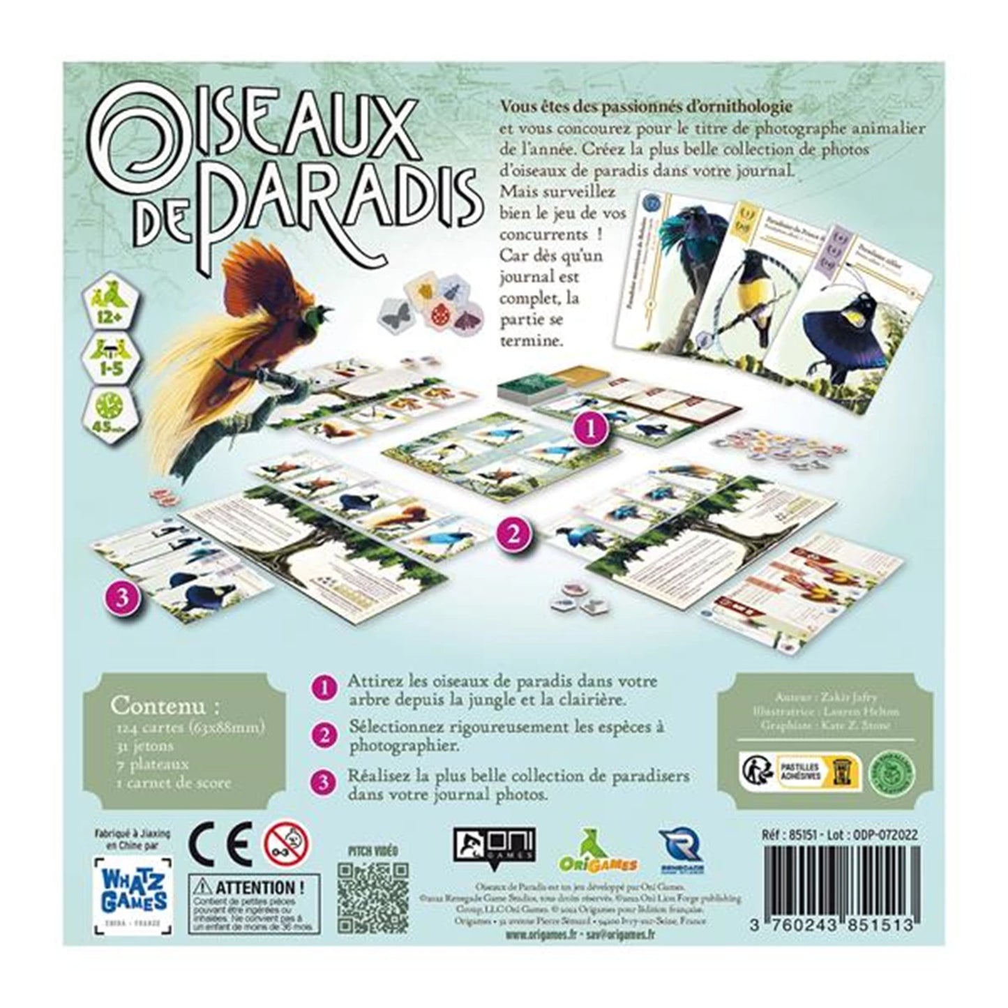 OISEAUX DE PARADIS (F)
