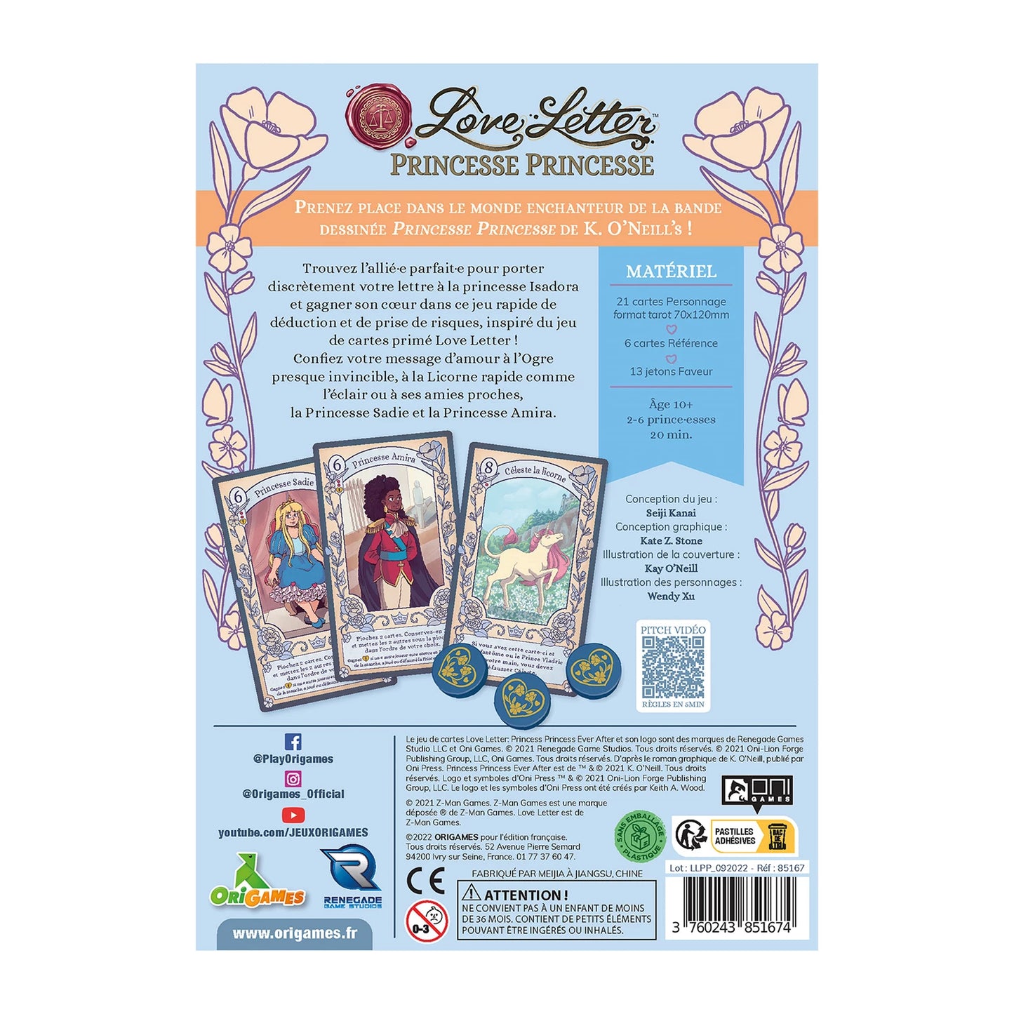 LETTRE D'AMOUR - PRINCESSE PRINCESSE (F)