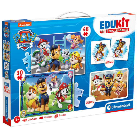 KIT ÉDUCATIF 4 EN 1 PAT' PATROUILLE – CLEMENTONI 🔶