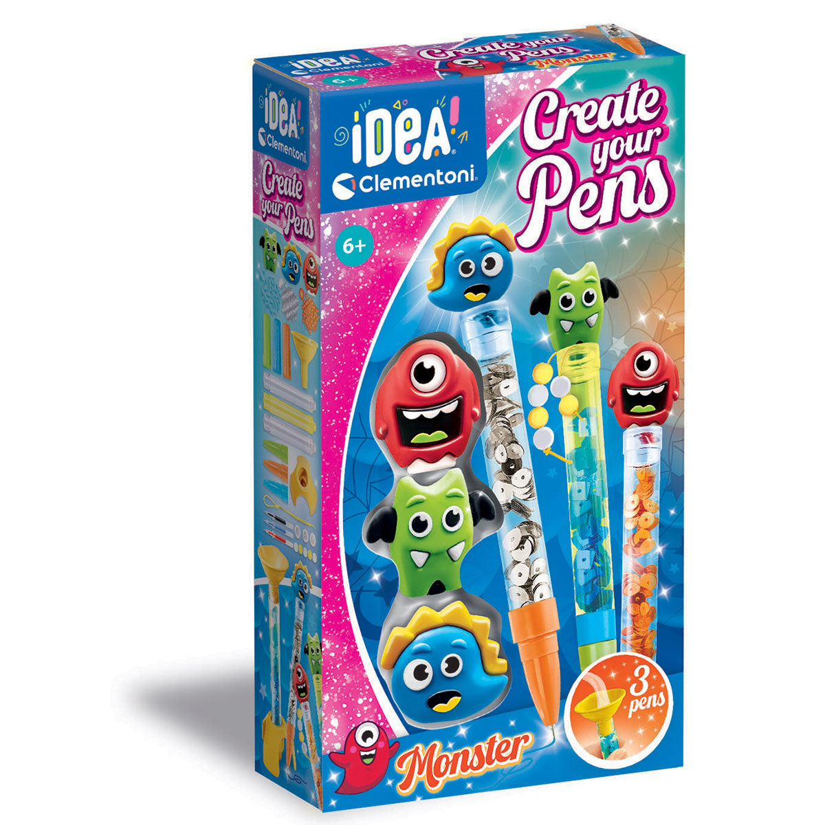 LE TUE CREAZIONI CON LA PENNA – MOSTRI – CLEMENTONI 🔶