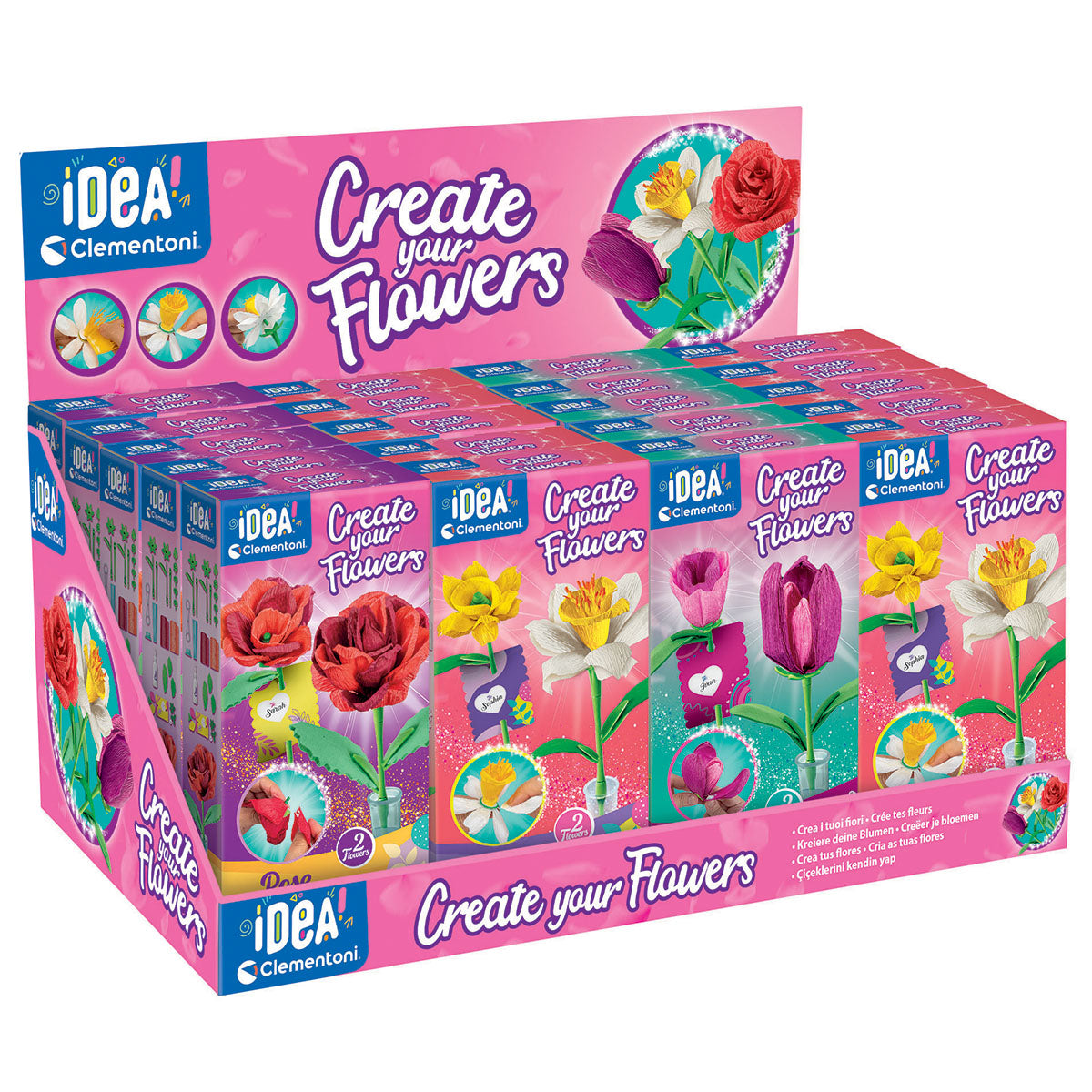 CRÉE TON KIT DE FLEURS – CLEMENTONI 🔶