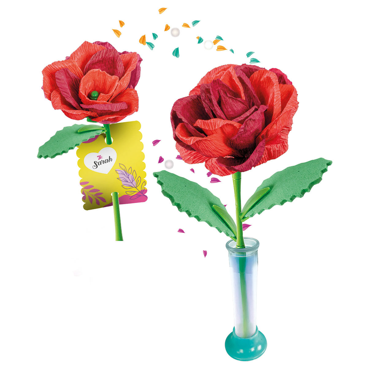 CRÉE TON KIT DE FLEURS – ROSE – CLEMENTONI 🔶