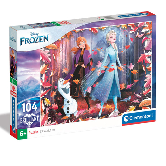 PUZZLE SCINTILLANT REINE DES NEIGES 2 – 104 PIÈCES – CLEMENTONI 🔶