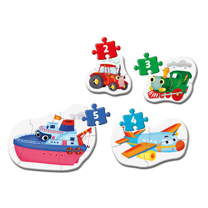 MON PREMIER PUZZLE TRANSPORTS – CLEMENTONI 🔶