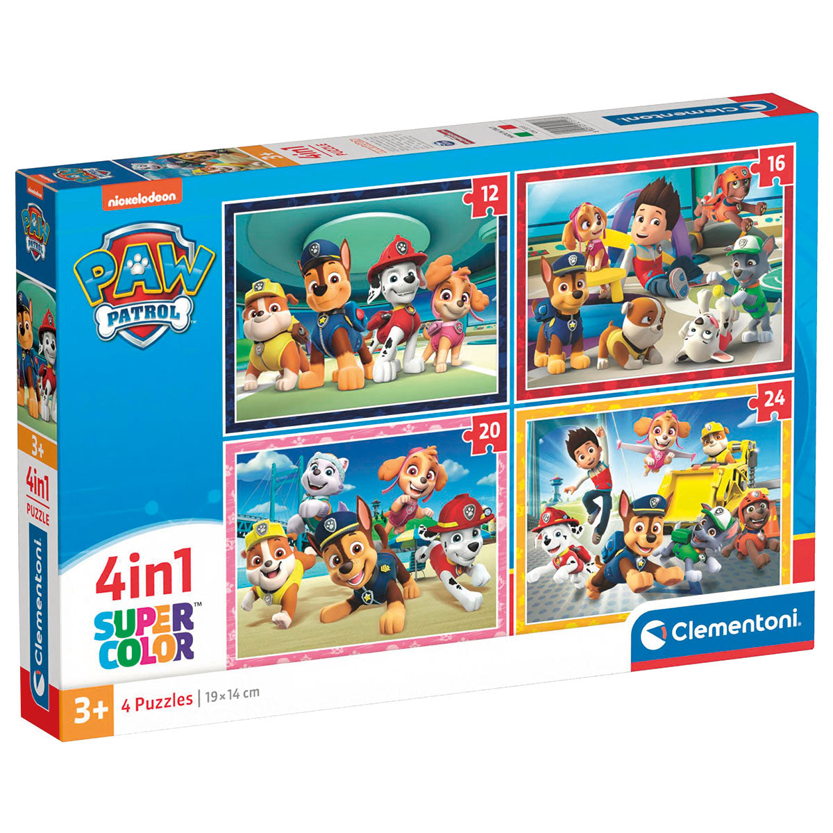 PUZZLE PAW PATROL 4 IN 1 – CLEMENTONI 🔶