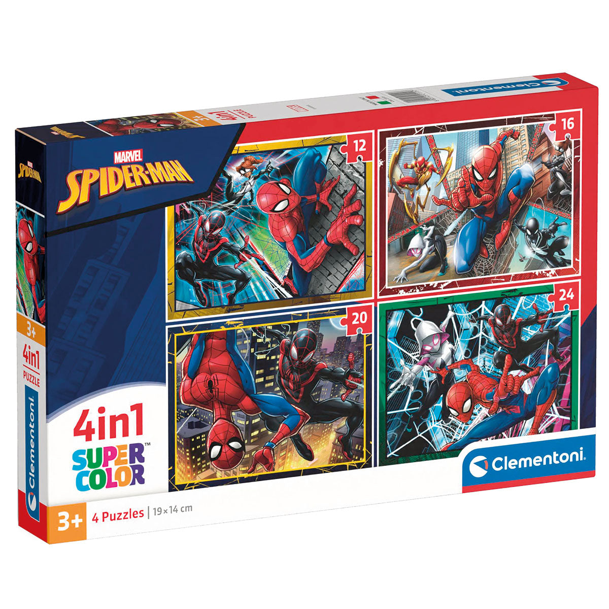 PUZZLE SPIDER-MAN 4 IN 1 – CLEMENTONI 🔶