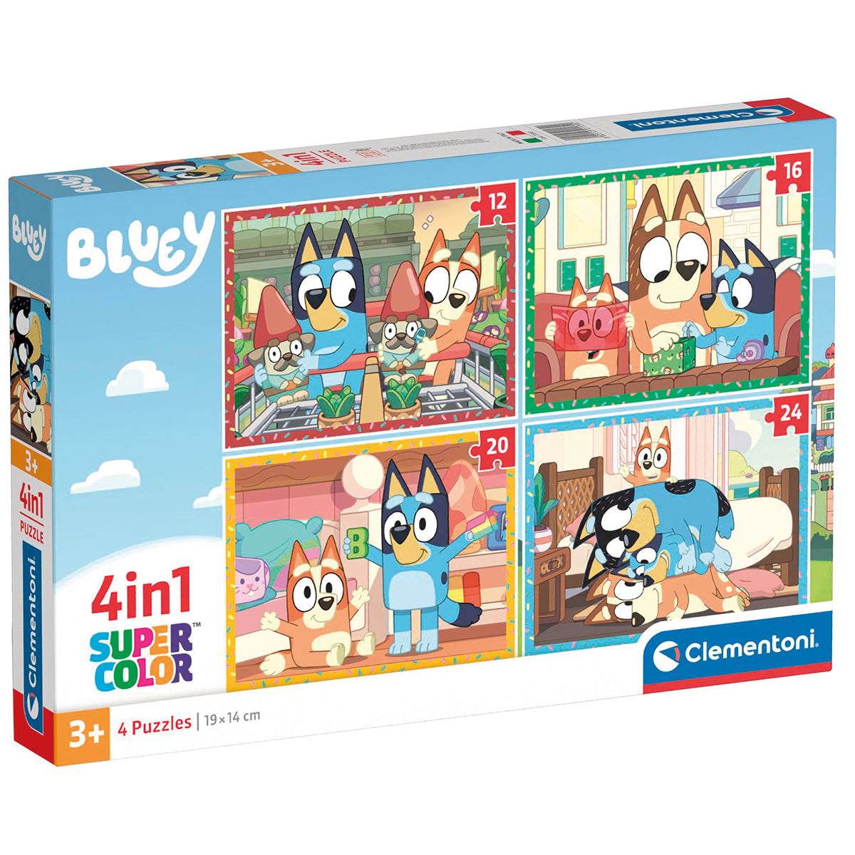 PUZZLE BLUEY 4 IN 1 – CLEMENTONI 🔶