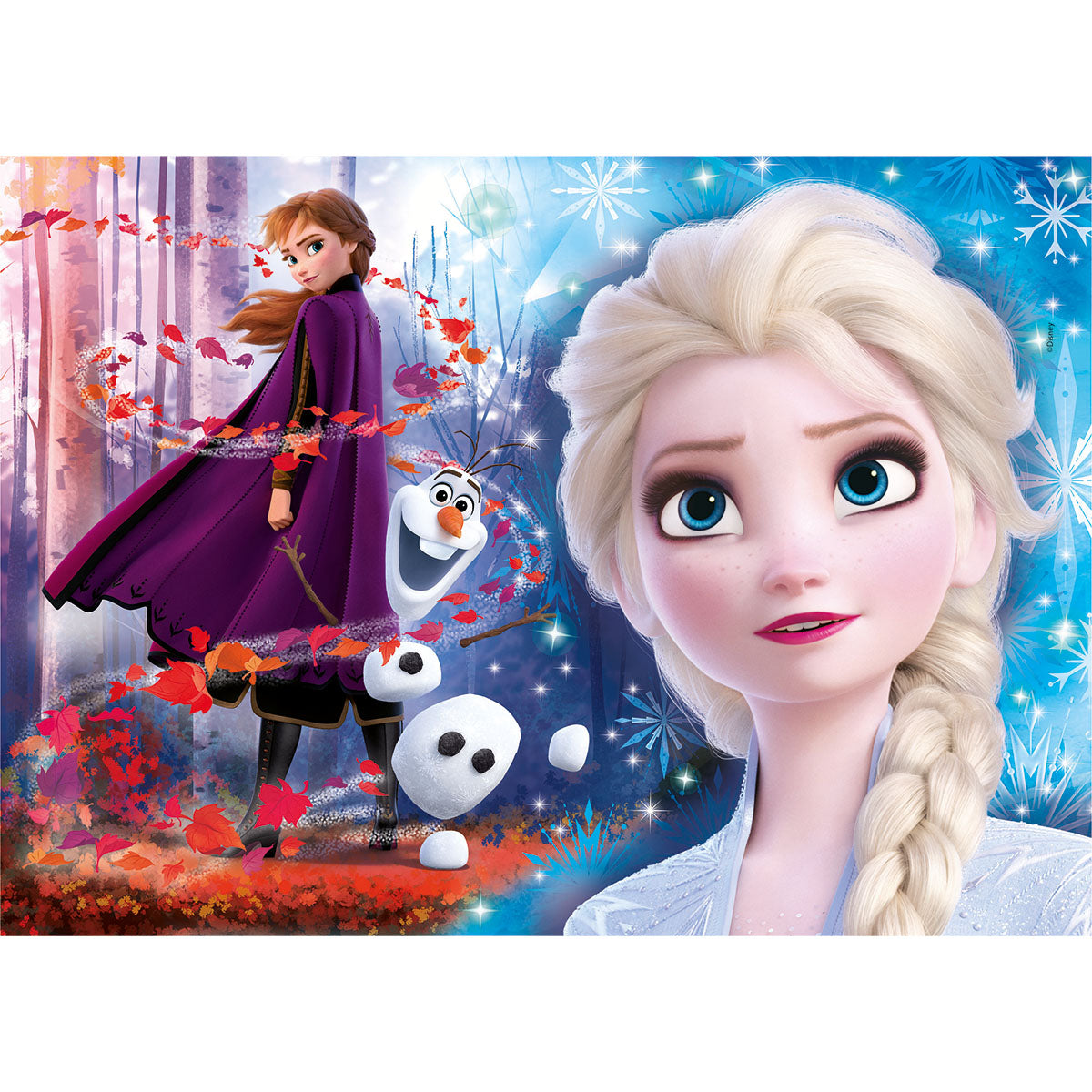 FROZEN 2 PUZZLE 2 × 60 PIÈCES – CLEMENTONI 🔶