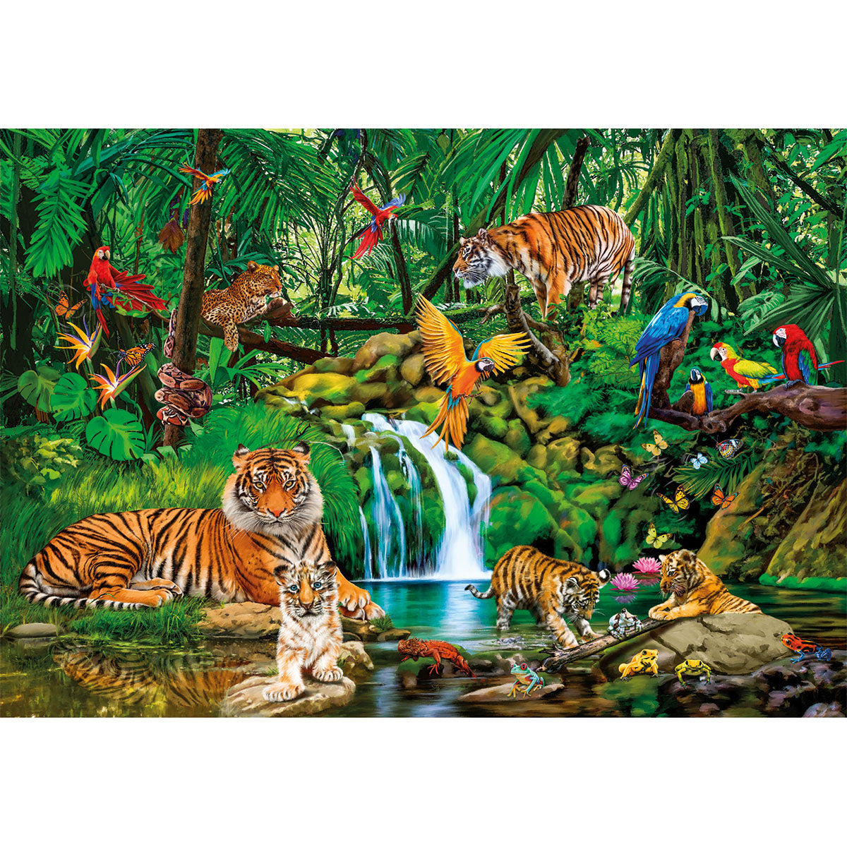 PUZZLE JUNGLE – 300 PIÈCES – CLEMENTONI 🔶
