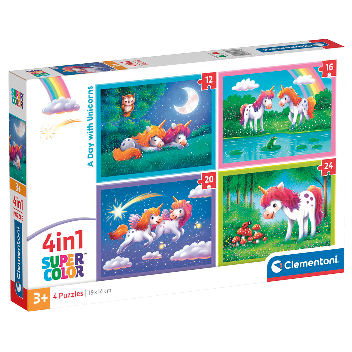 PUZZLE LICORNE 4 EN 1 – CLEMENTONI 🔶