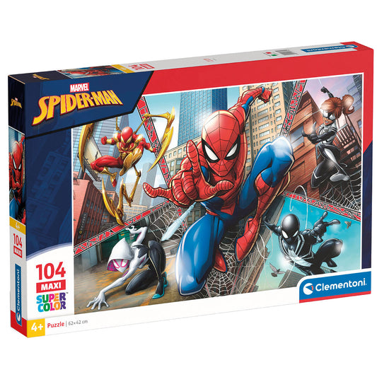 MAXI PUZZLE MARVEL SPIDER-MAN – 104 PIÈCES – CLEMENTONI 🔶