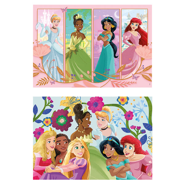 PUZZLE PRINCIPESSA 2 × 60 PEZZI – CLEMENTONI 🔶