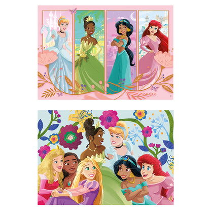PUZZLE PRINCIPESSA 2 × 60 PEZZI – CLEMENTONI 🔶